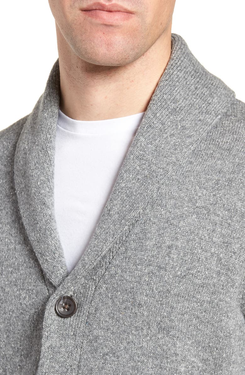 NORDSTROM MEN'S SHOP Shawl Collar Cardigan, Alternate, color, 
