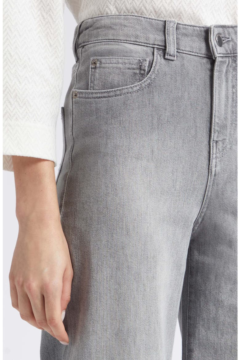 Wide Leg Denim Pants, Alternate, color, GREY
