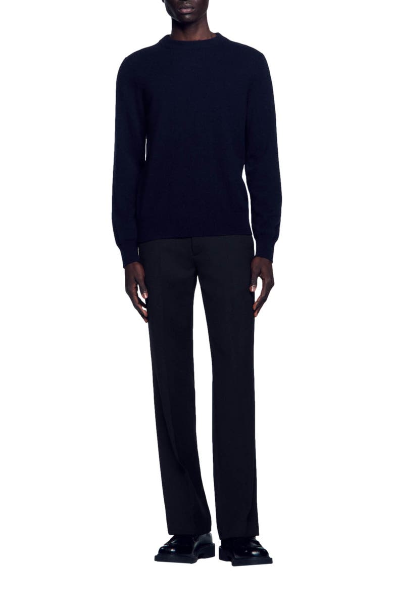 SANDRO Cashmere sweater, Alternate, color, Dark Navy