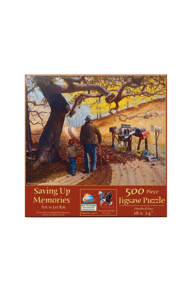 Sunsout Saving Up Memories 500 piece Jigsaw Puzzle for Adults, Alternate, color, Multicolor