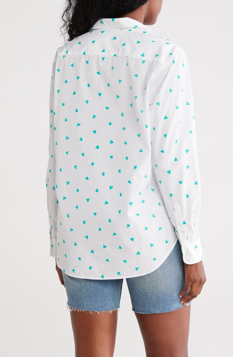 Frank & Eileen Eileen Heart Print Relaxed Button-Up Shirt, Alternate, color,