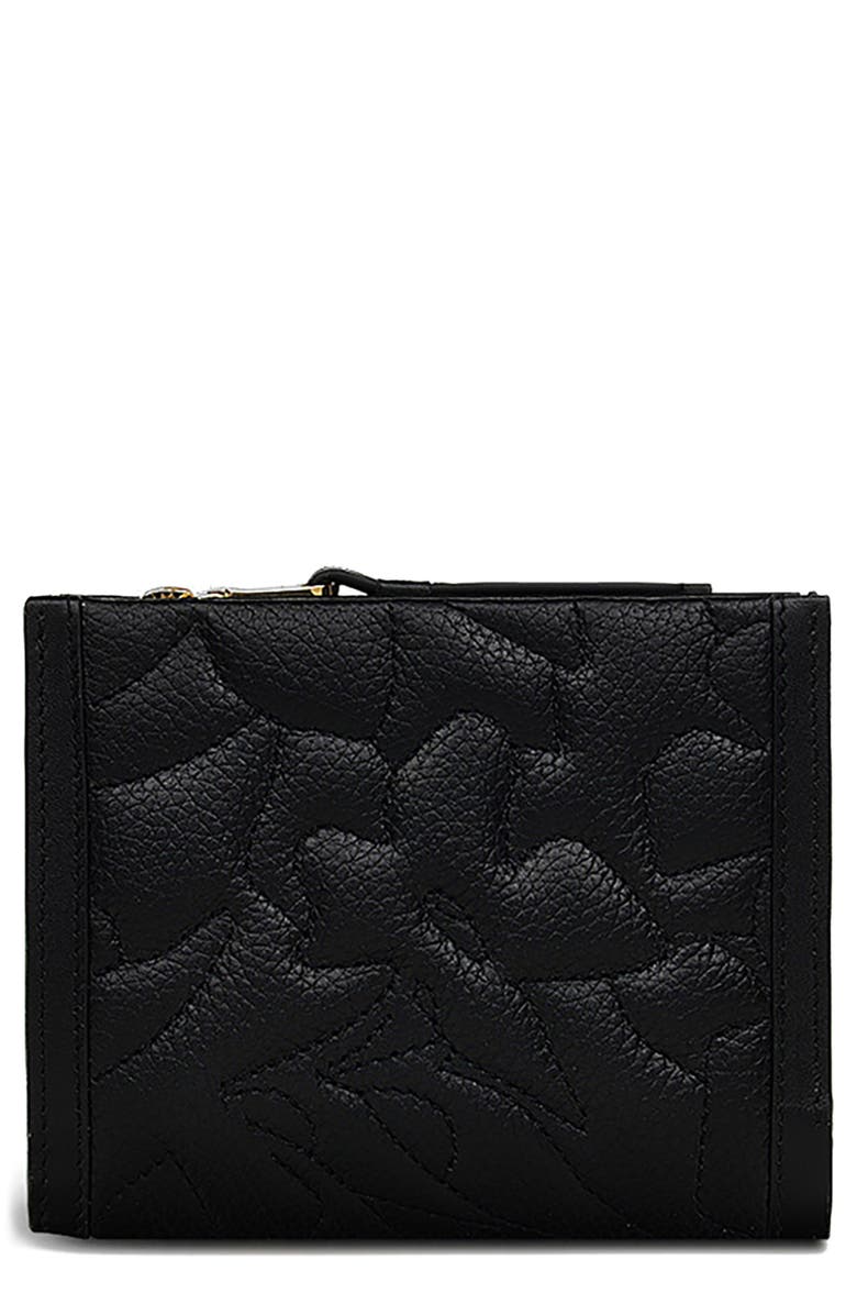 Radley Floral Street Leather Wallet, Main, color, Black