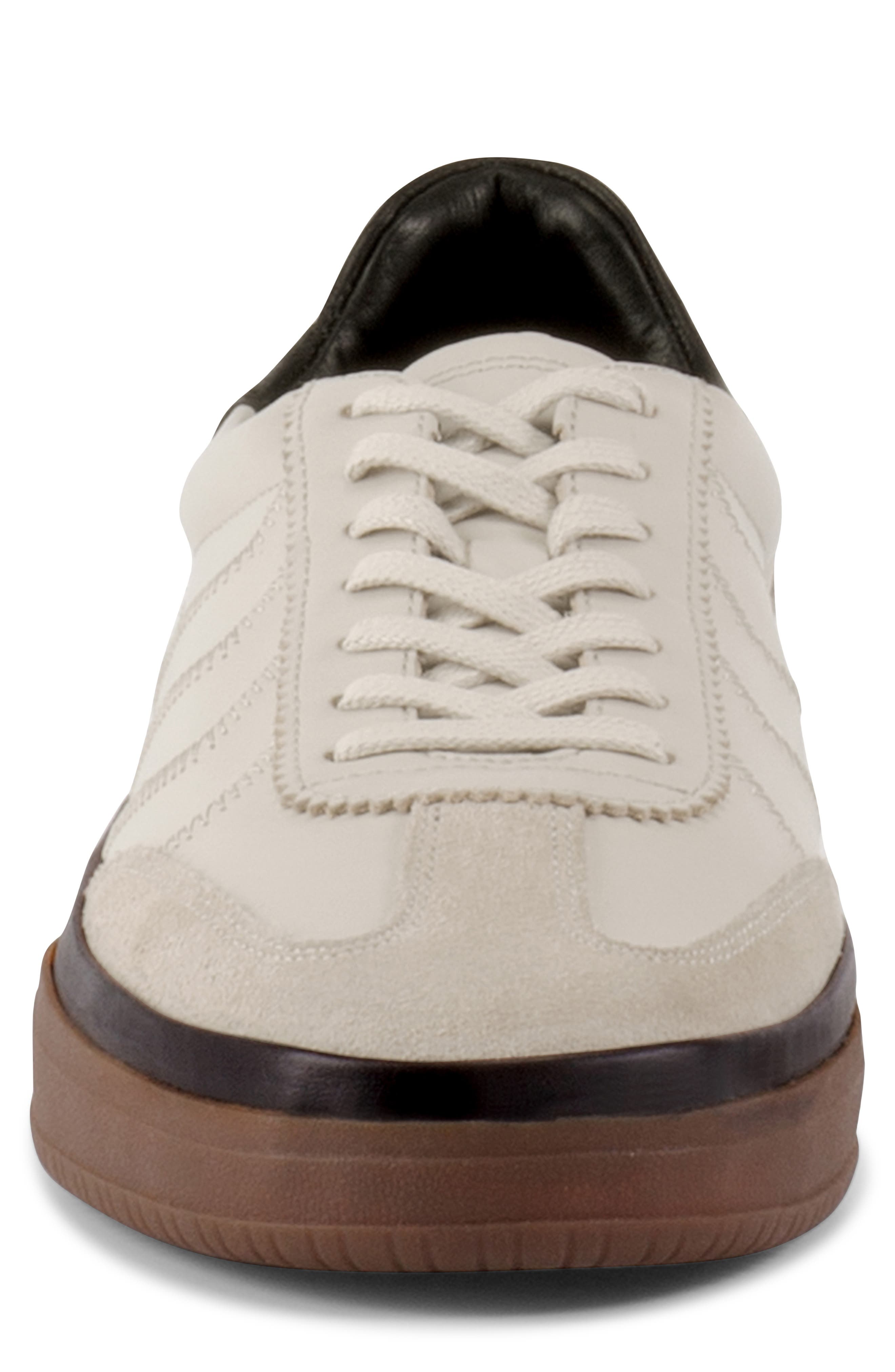 Leo Low Top Sneaker, Alternate, color, CREAM