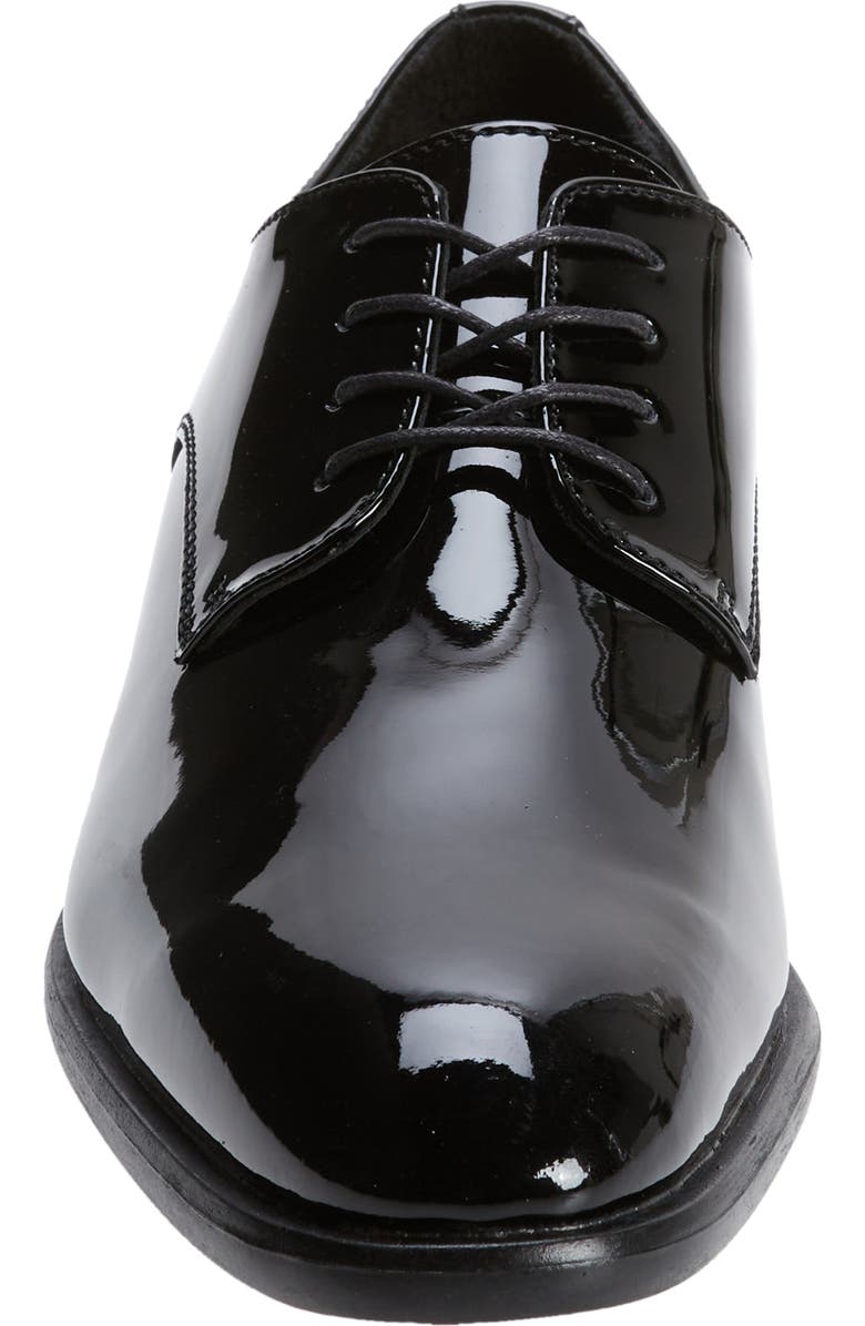 Nordstrom Dax Plain Toe Derby, Alternate, color, Black Patent