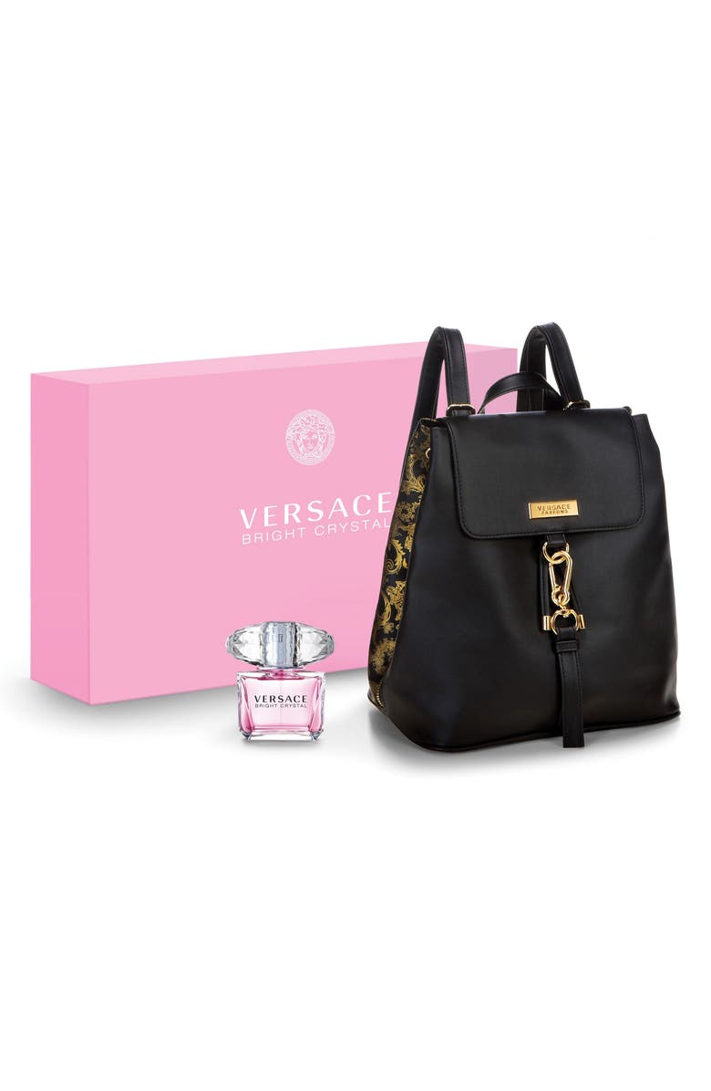 Versace Bright Crystal & Backpack Set, Main, color,