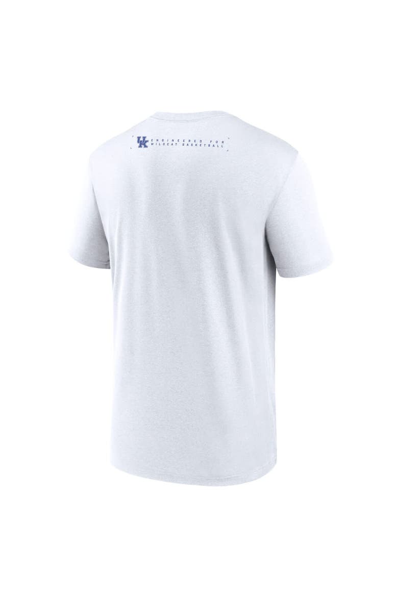 Men's Nike White Kentucky Wildcats 2025 Courtside Basketball Legend Dri-FIT T-Shirt, Alternate, color, White