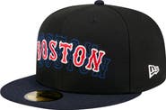New Era Men's New Era Black Boston Red Sox Shadow Stitch 59FIFTY Fitted Hat