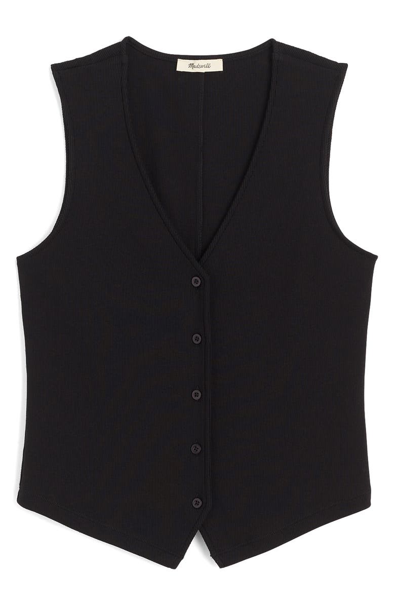 Rib V-Neck Vest