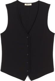 Madewell Rib V-Neck Vest