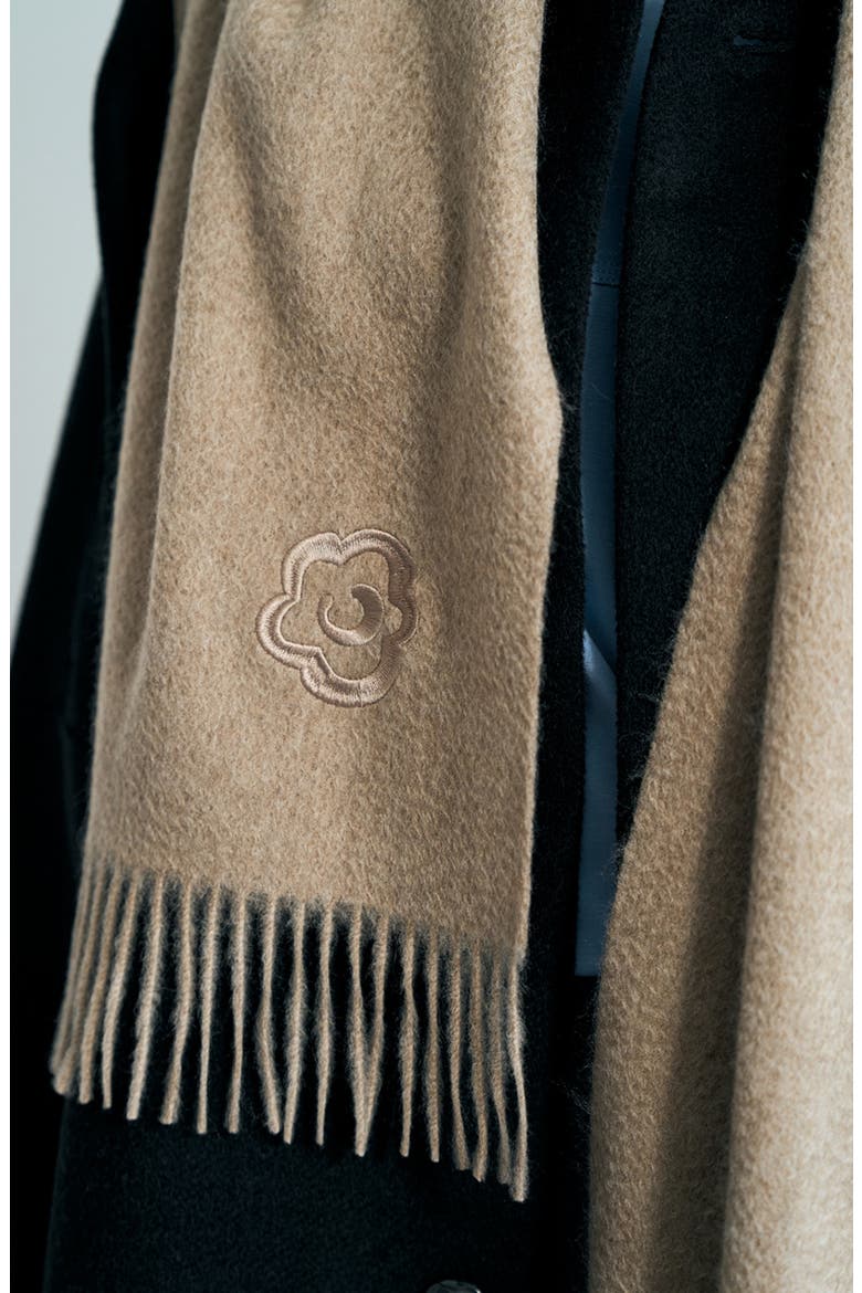Lost in Warmth Cashmere Scarf, Alternate, color, LIGHT BROWN