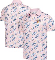 PUMA Men's Puma  Pink Arnold Palmer Invitational Springs Floral Polo