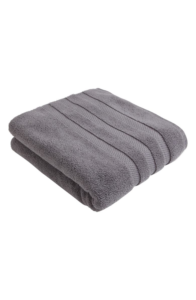 BEDHOG 8-Piece Zero Twist Cotton Towel Set, Alternate, color, Charcoal