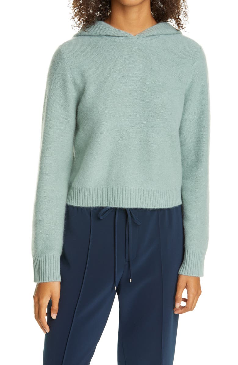 Club Monaco Boiled Cashmere Crop Hoodie, Main, color,