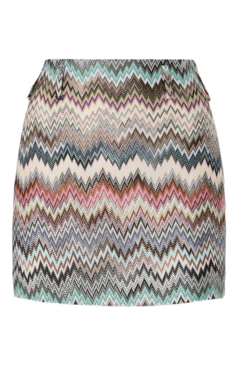 Missoni Mini Skirt With Snake Pattern, Alternate, color, Multicoloured