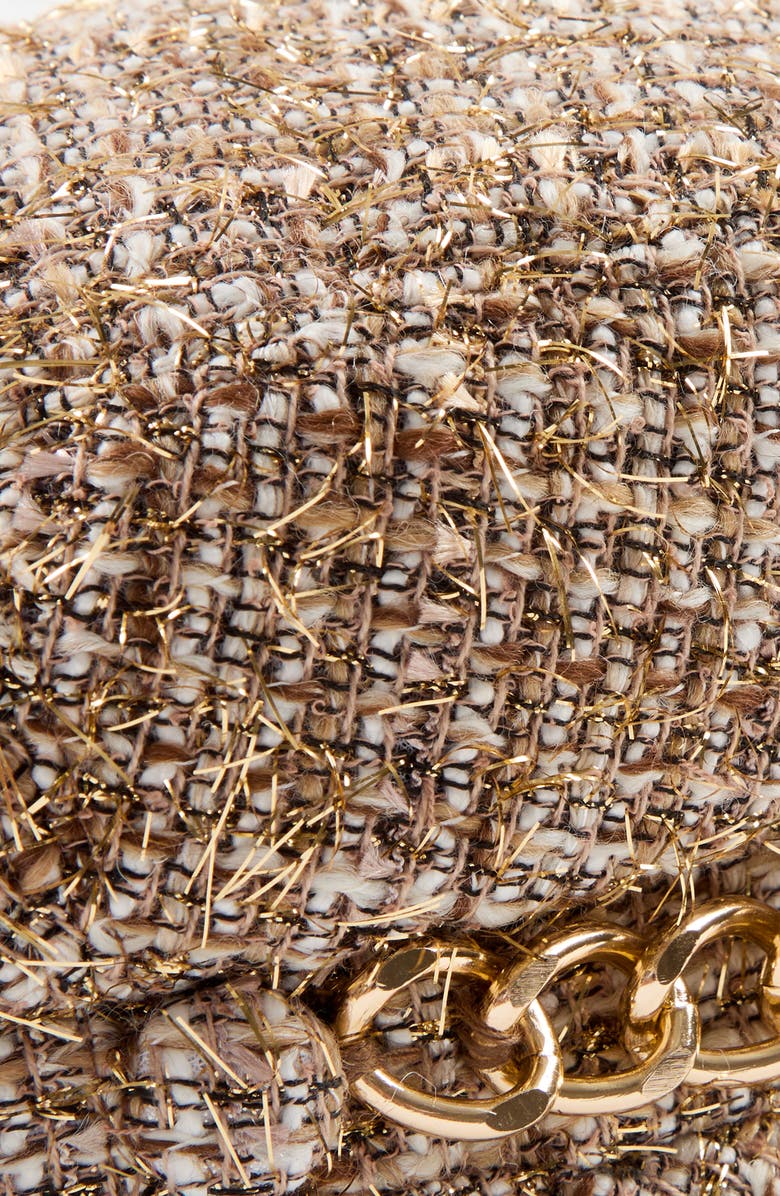 Eugenia Kim Marina Chain Trim Cap, Alternate, color, Camel/ Gold