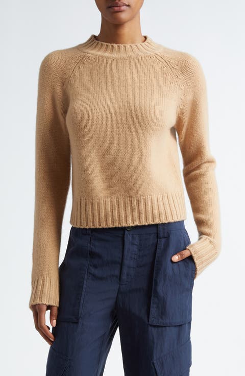 Raglan Sleeve Cashmere Sweater