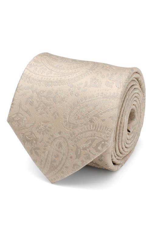 Cufflinks, Inc . Paisley Silk Tie In Tan