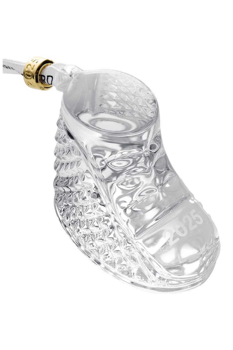 2025 Baby's First Boot Crystal Ornament, Alternate, color, NO COLOR