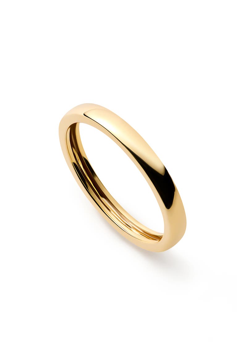 Solid Yellow Gold - Slim Eclipse Ring, Main, color, Gold