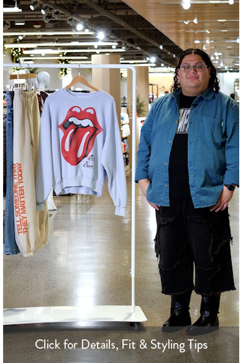 Rolling Stones Cotton Graphic Sweatshirt video