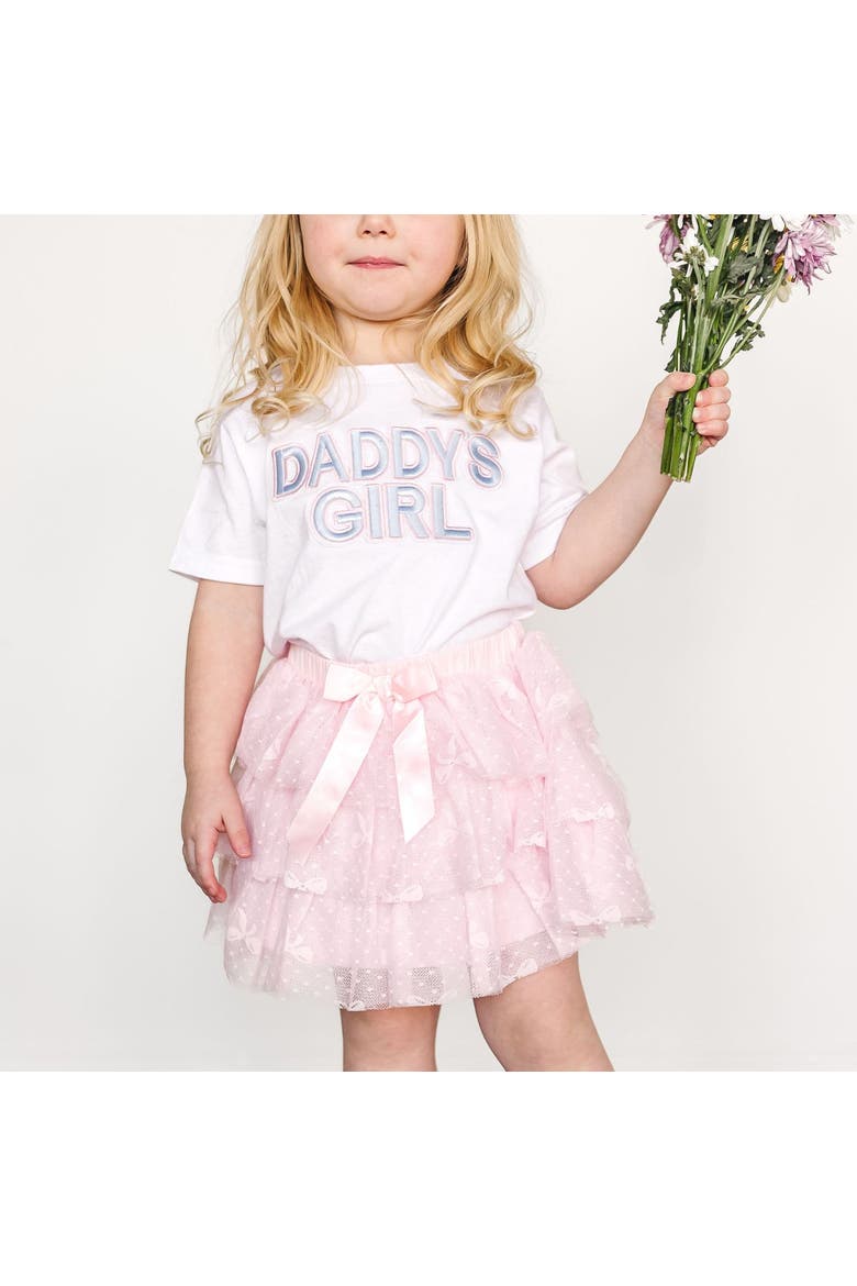 Daddy's Girl Patch Short Sleeve T-Shirt, Alternate, color, White