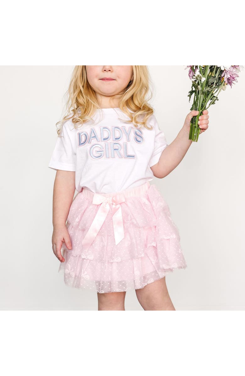 Sweet Wink Daddy's Girl Patch Short Sleeve T-Shirt, Alternate, color, White