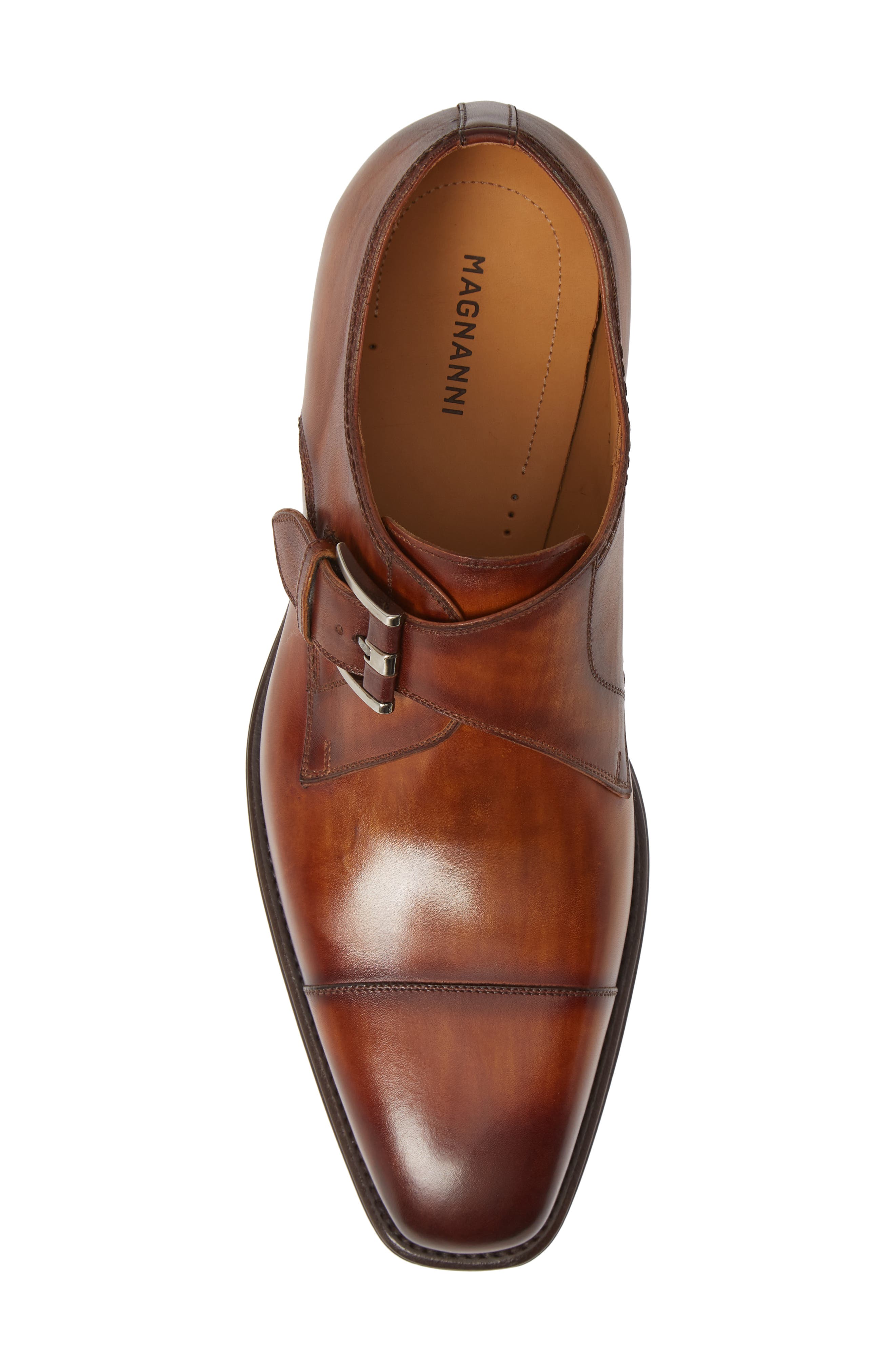 Magnanni Lennon Monk Strap Shoe, Alternate, color, 