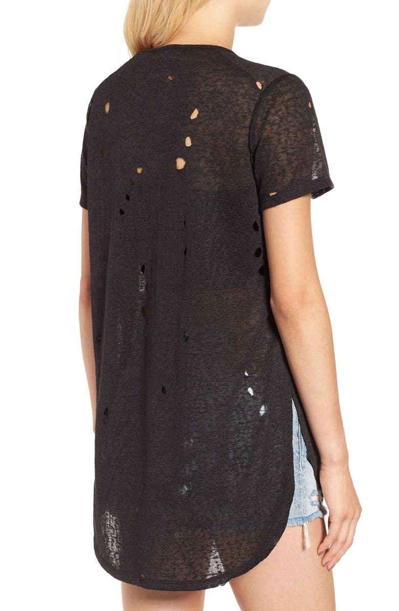 Love, Fire Fire Destroyed Short Sleeve Tee, Alternate, color,