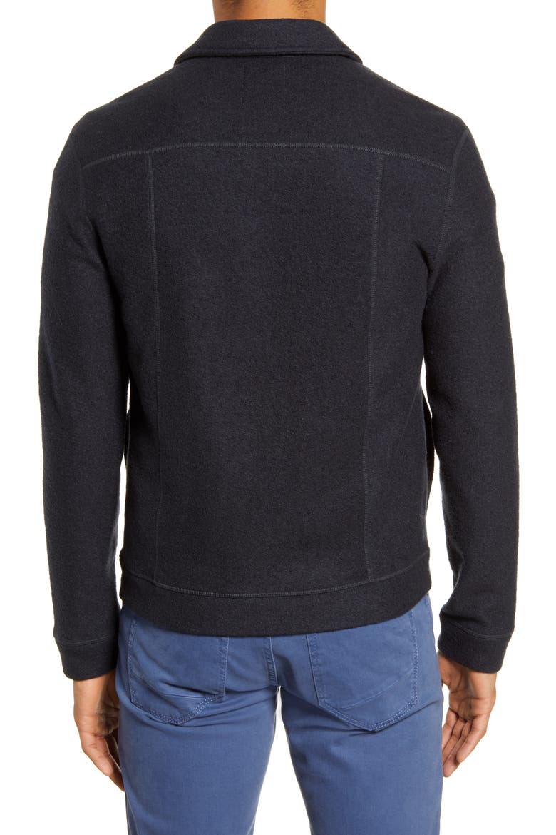 Eastwood Wool Blend Jacket, Alternate, color, NAVY
