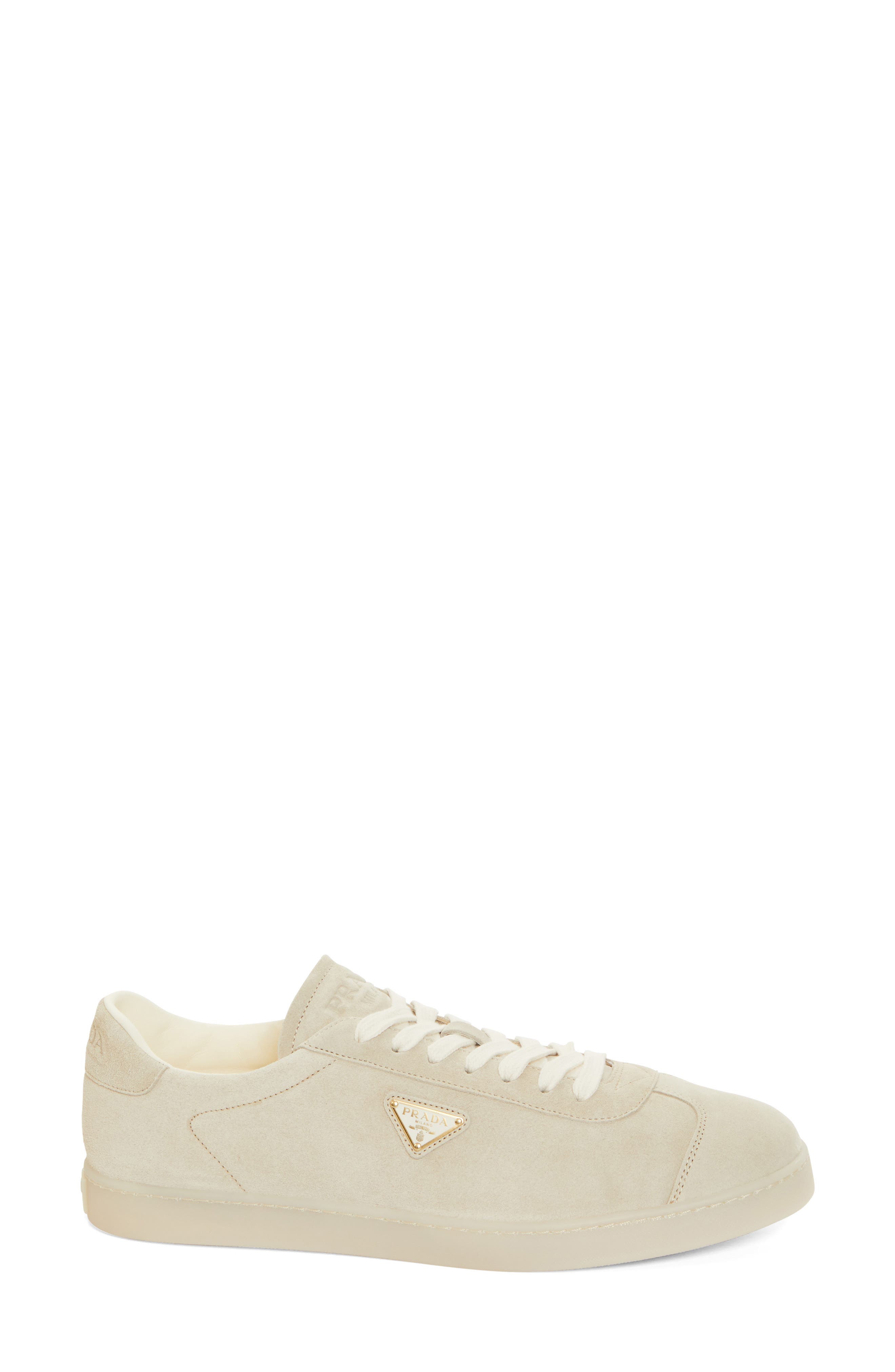 Prada Lane Triangle Logo Sneaker, Alternate, color, 