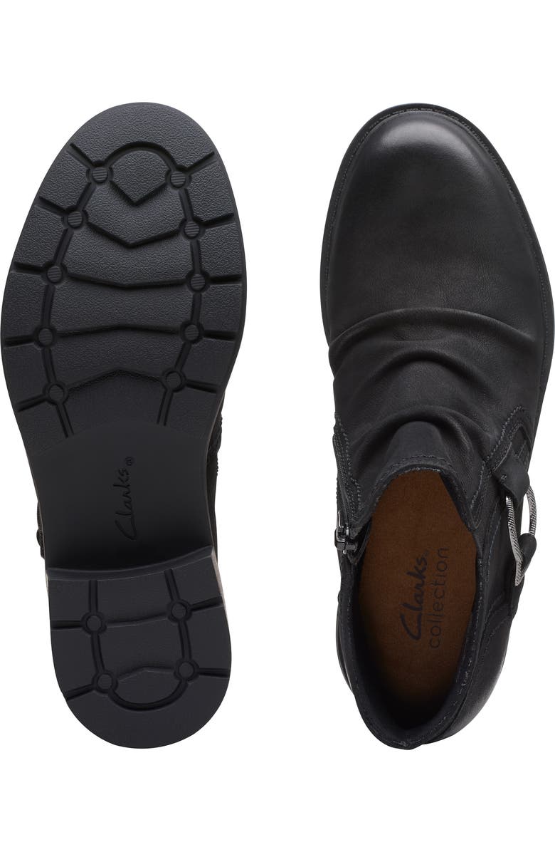 Clarks<sup>®</sup> Hearth Faye Ankle Boot, Alternate, color, Black Nubuck