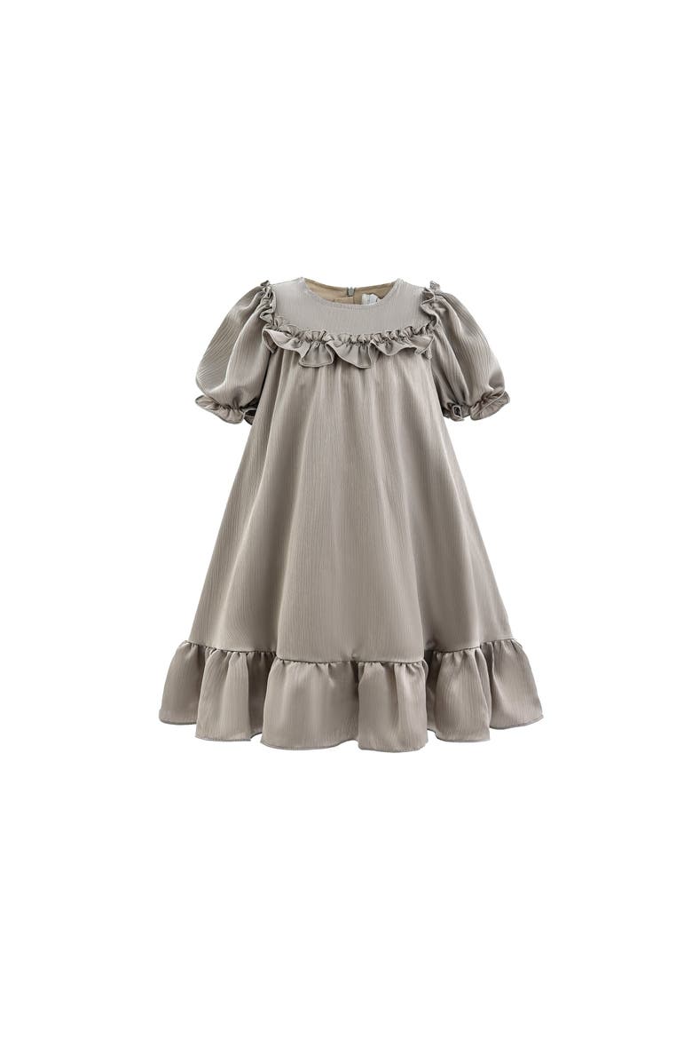 Ruffle Berlin Dress, Alternate, color, Grey