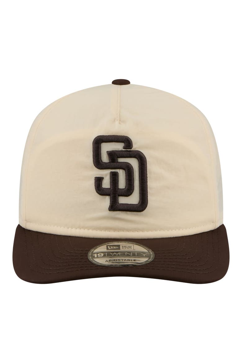 Men's New Era Cream/Brown San Diego Padres Everyday 19TWENTY Adjustable Hat, Alternate, color, Cream