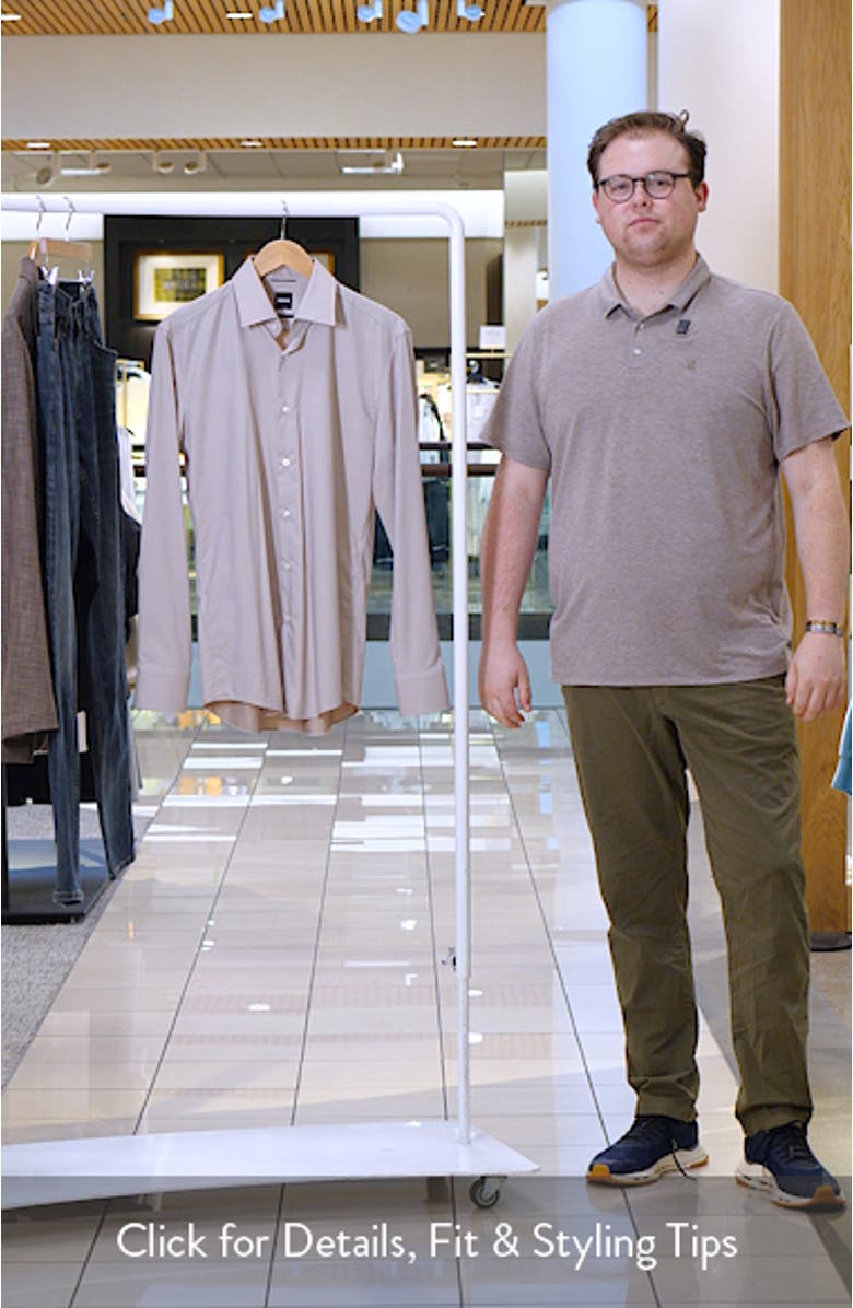 P Hank Slim Fit Dress Shirt, sales video thumbnail