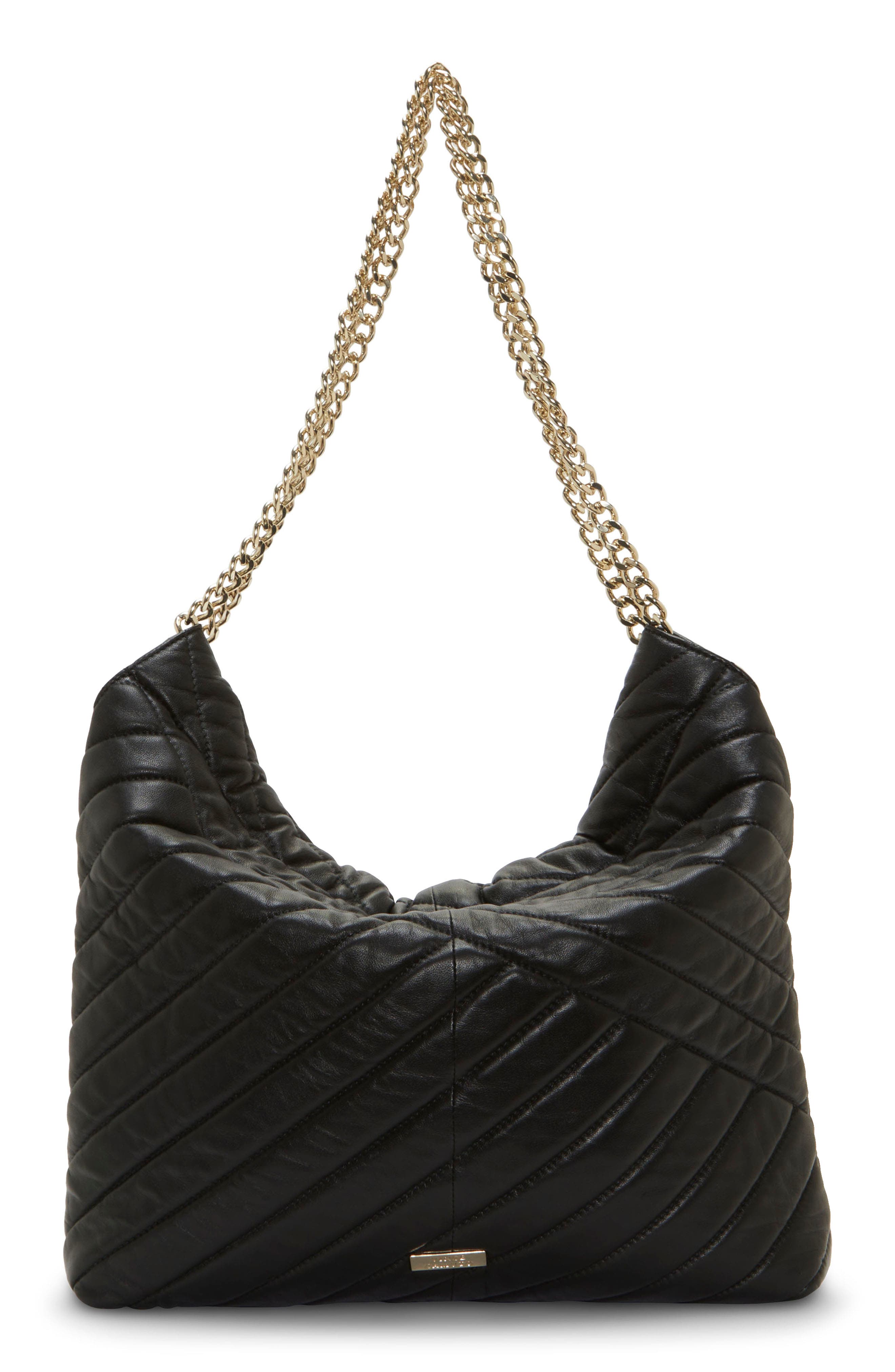 Vince Camuto Pehri Quilted Leather Shoulder Bag, Alternate, color, 