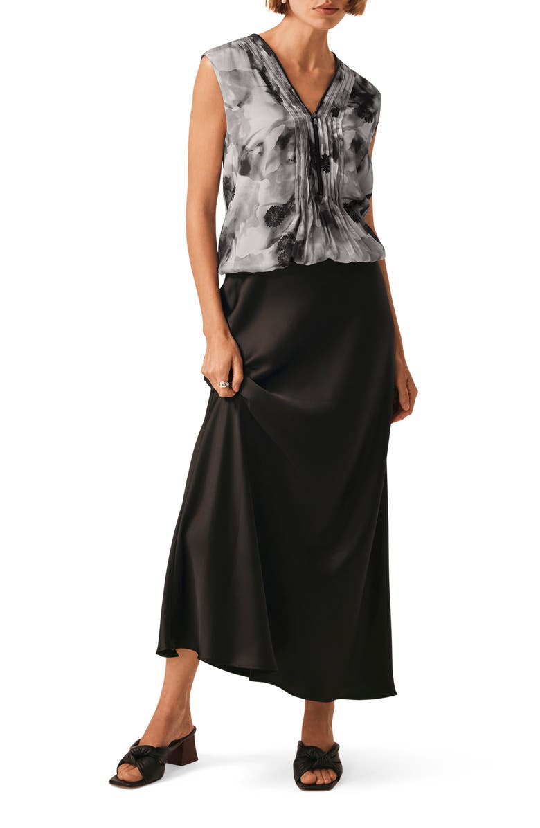 MINT VELVET Floral Print Sleeveless Top, Alternate, color, Grey