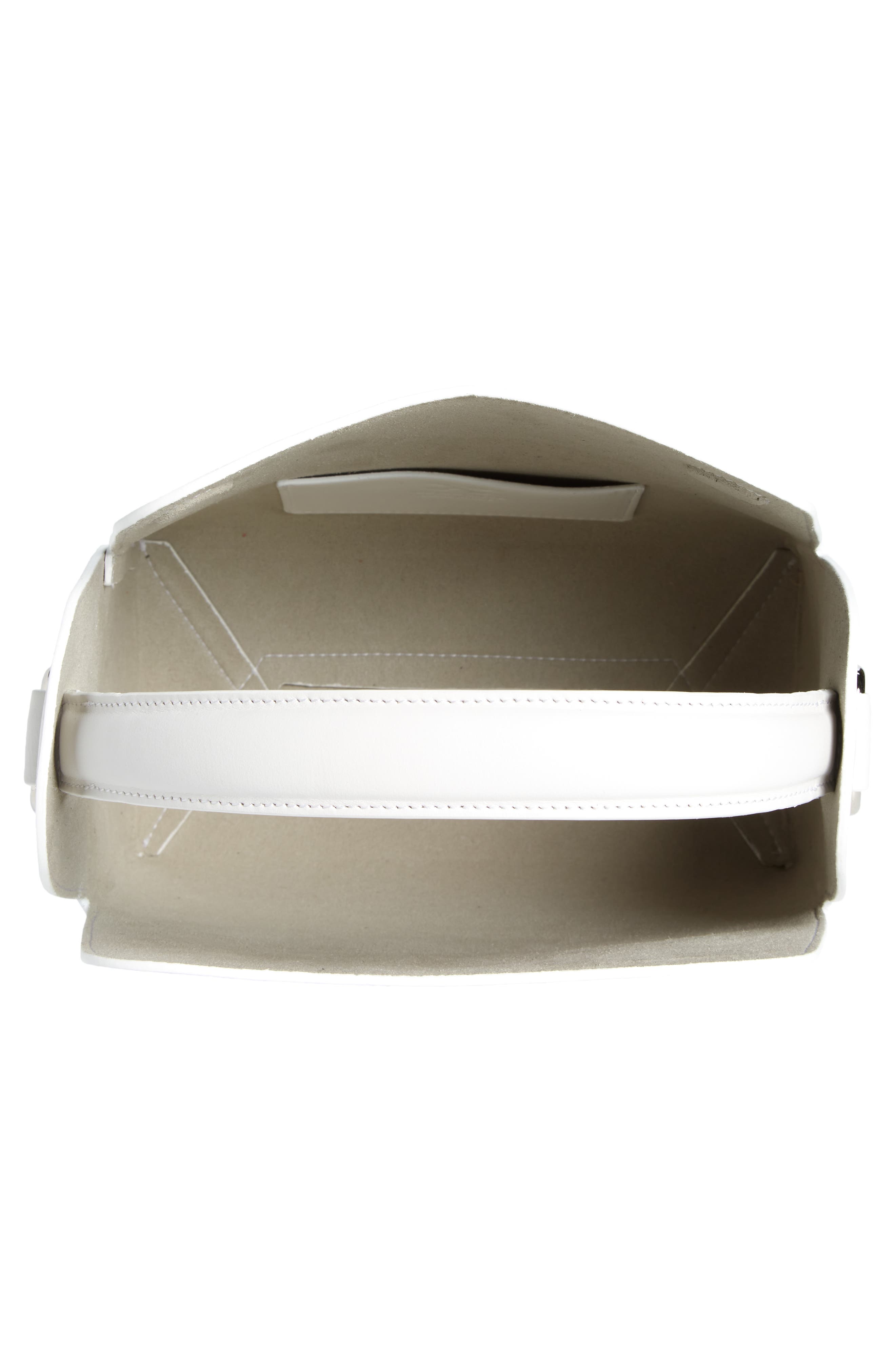 WE-AR4 The Pastry Box Handbag, Alternate, color, Optic White