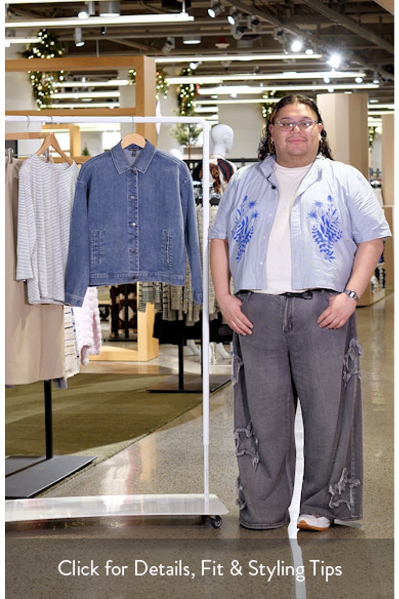 Classic Collar Organic Blend Denim Jacket video