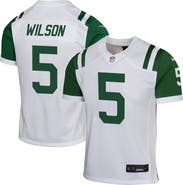 Nike Youth Nike Garrett Wilson White New York Jets Classic Alternate Game Jersey