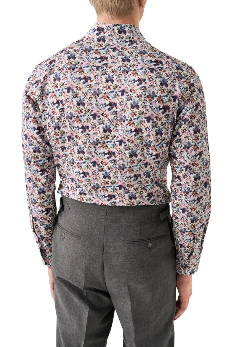 Contemporary Fit Floral Dress Shirt, Alternate, color, MULTI