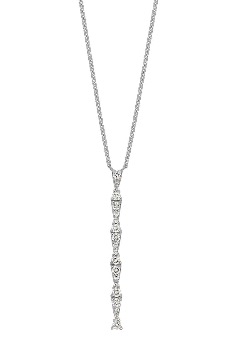 Bony Levy 18K White Gold Aviva Diamond Pendant Necklace - 0.33ct., Main, color, 18K White Gold