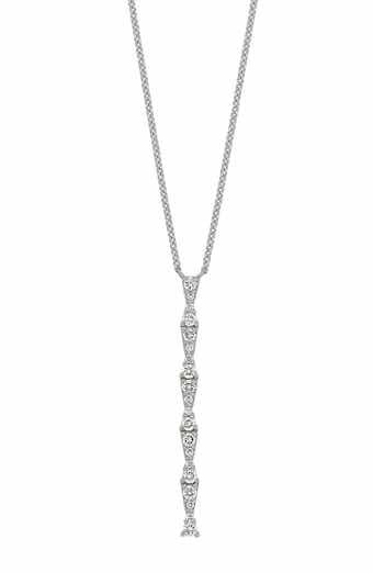 18K White Gold Aviva Diamond Pendant Necklace - 0.33ct. (Nordstrom Exclusive)