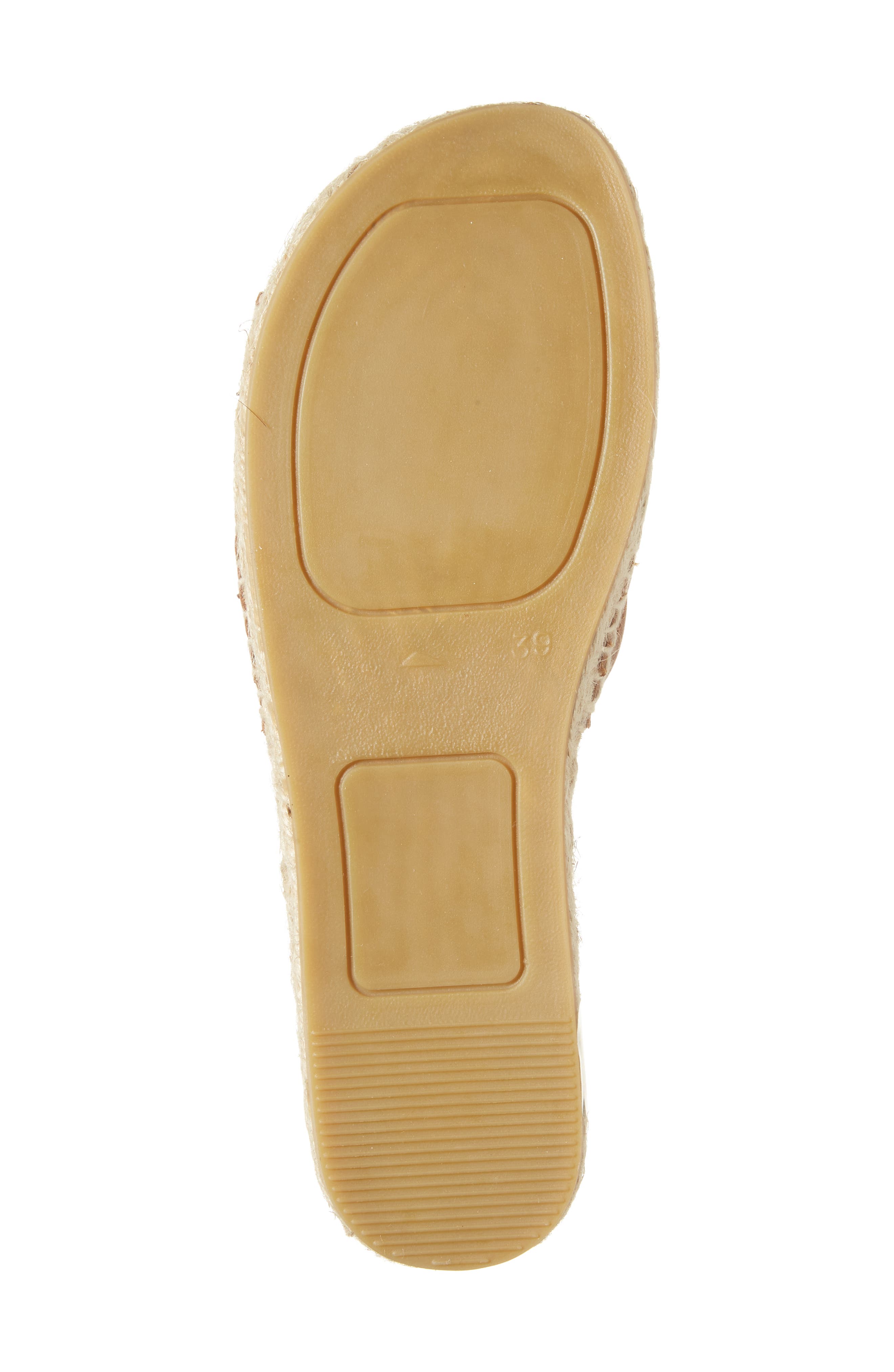 VALENTINO BY MARIO VALENTINO Clavel Espadrille Slide Sandal, Alternate, color, Brown