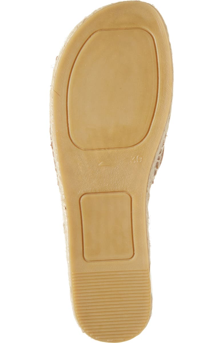 VALENTINO BY MARIO VALENTINO Clavel Espadrille Slide Sandal, Alternate, color, Brown