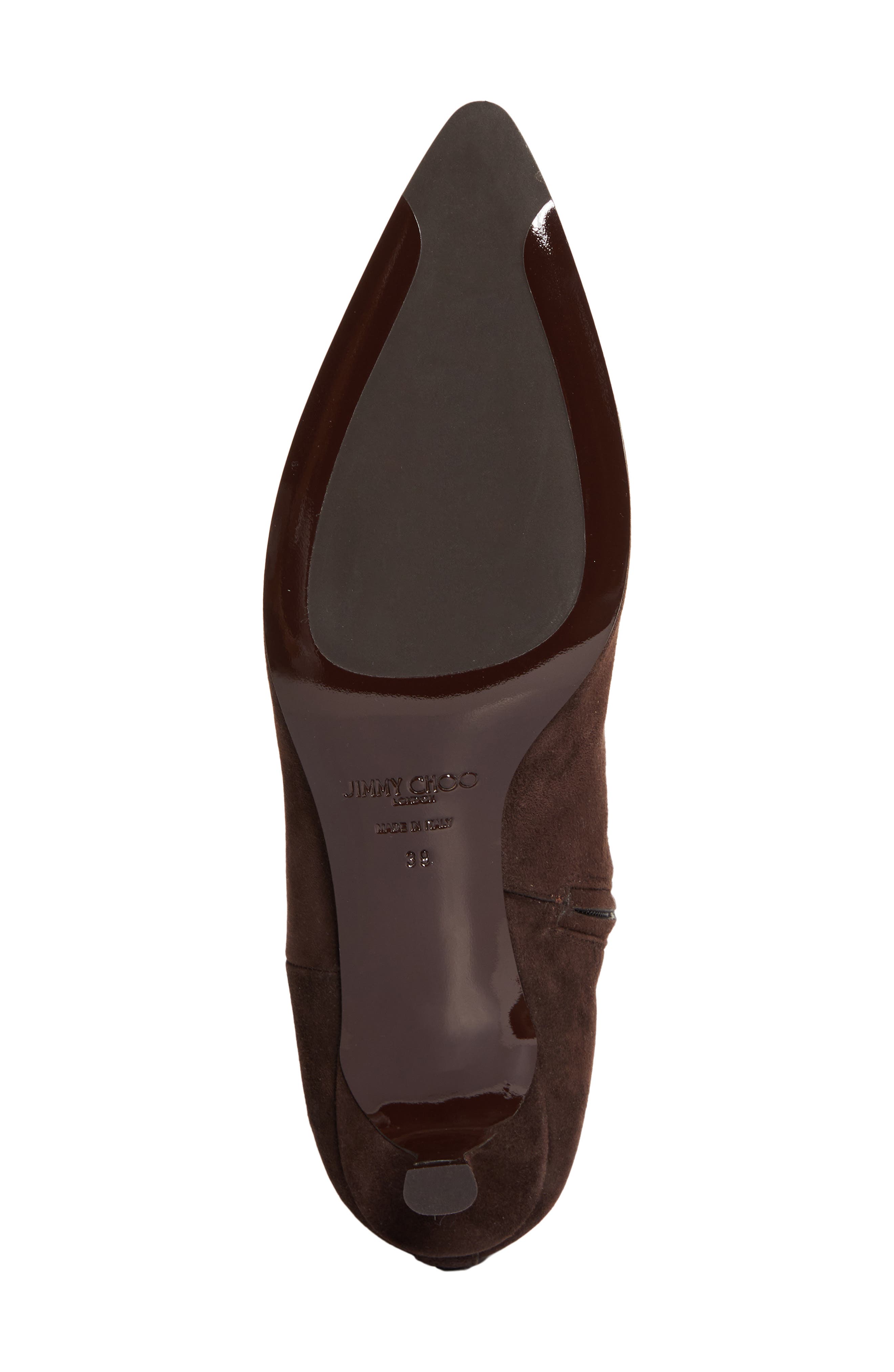 Jimmy Choo Lory Kitten Heel Ankle Boot, Alternate, color, Chocolate