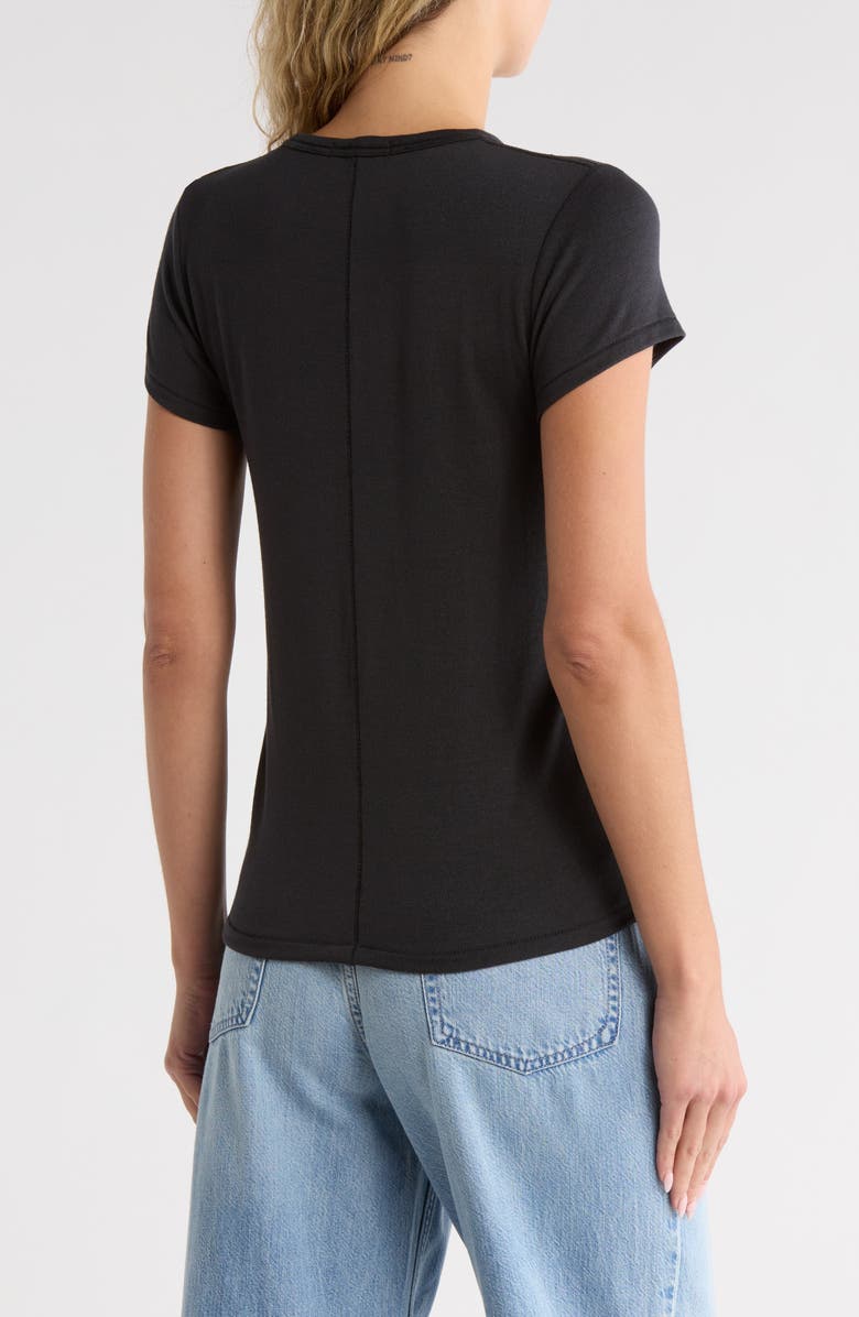 rag & bone Lea T-Shirt, Alternate, color, Black