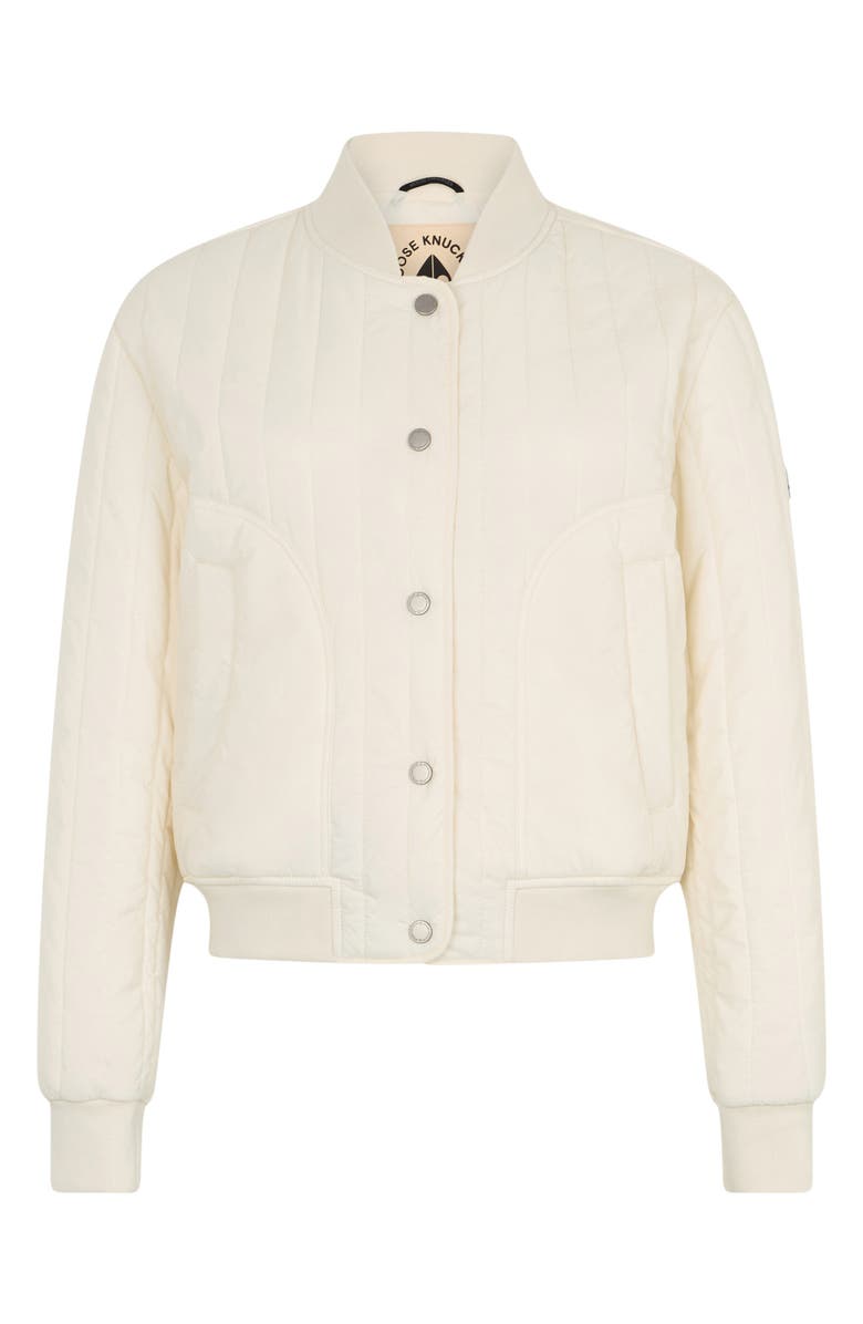 Moose Knuckles Fairhaven Quilted Ripstop Bomber Jacket, Alternate, color, Plaster