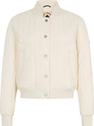 Moose Knuckles Fairhaven Quilted Ripstop Bomber Jacket