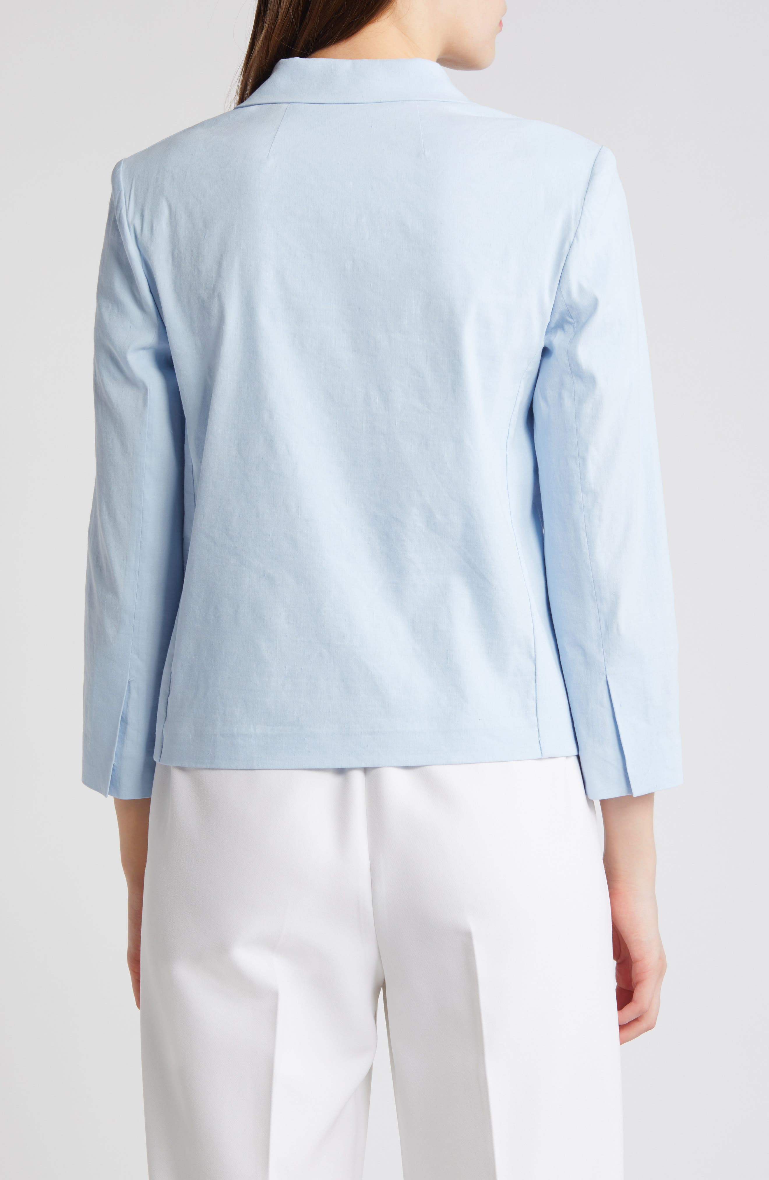 Good Shrunken Linen Blend Blazer - image 2
