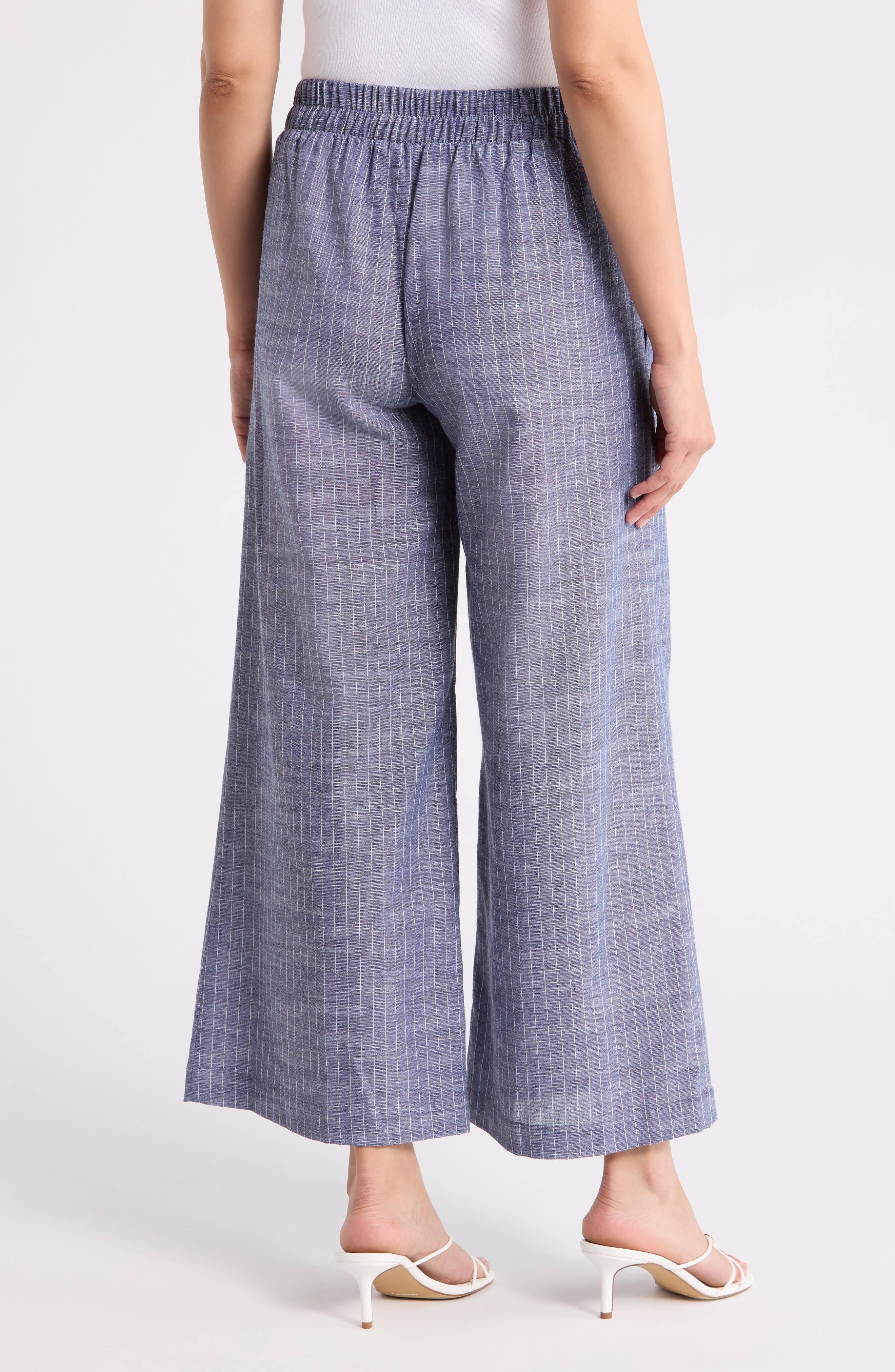 Print Wide Leg Pants - image 4